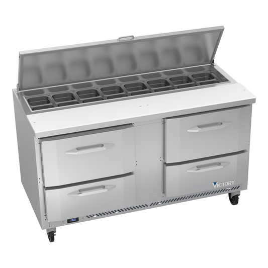 Victory VSPD60HC-16-4 60" Sandwich / Salad Prep Table