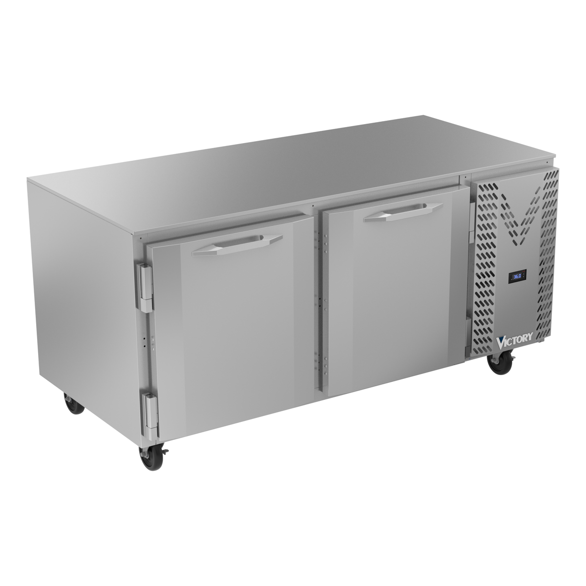 Victory VUR67HC 67 1/8" Solid Door Undercounter Refrigerator