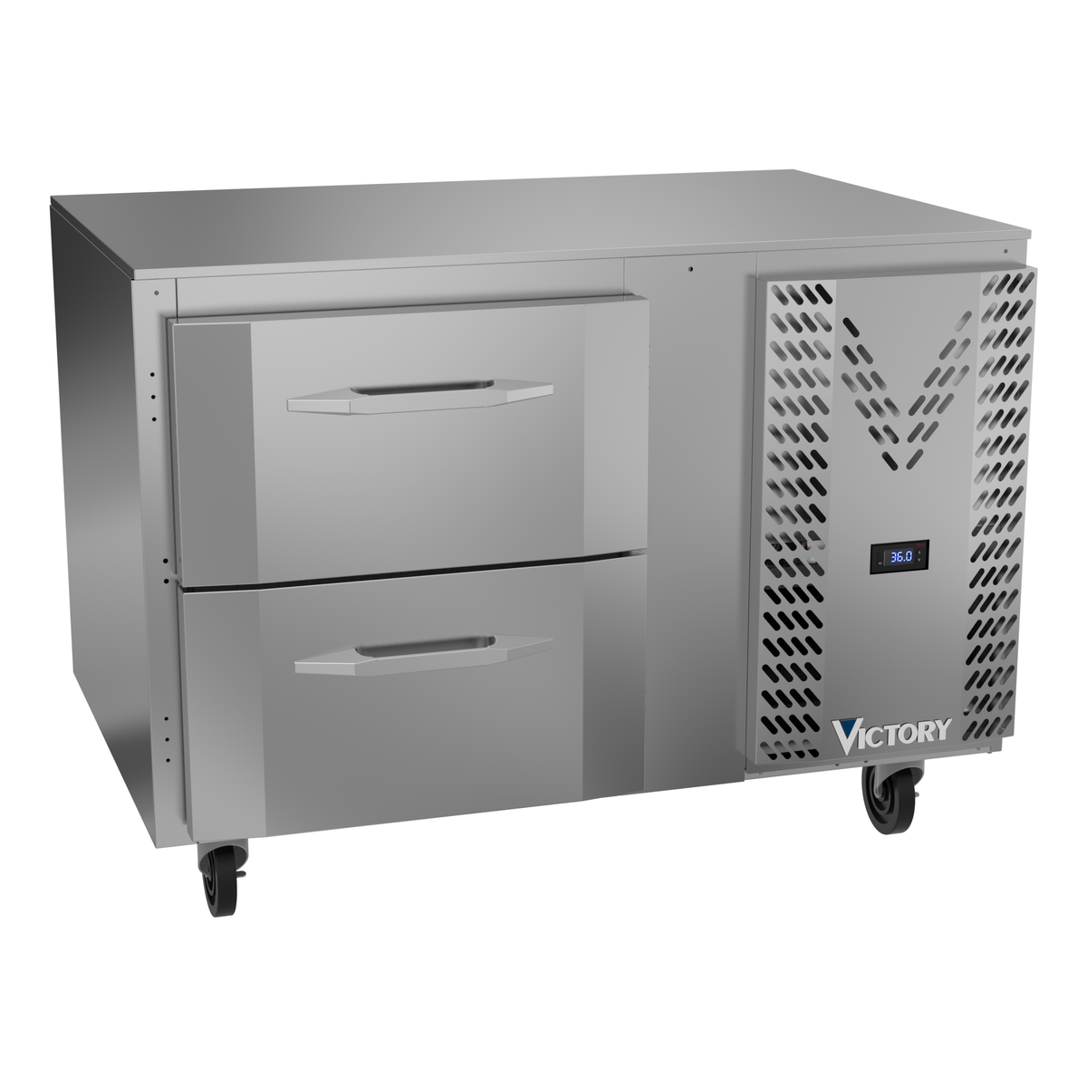 Victory VURD46HC-2 46 1/8" Solid Door Undercounter Refrigerator