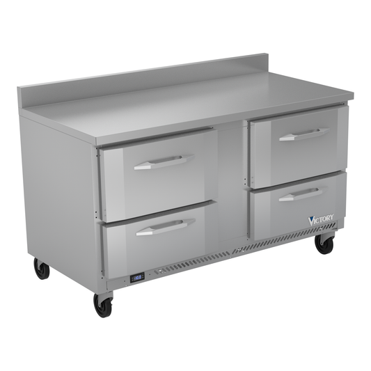 Victory VWFD60HC-4 60" Worktop Freezer