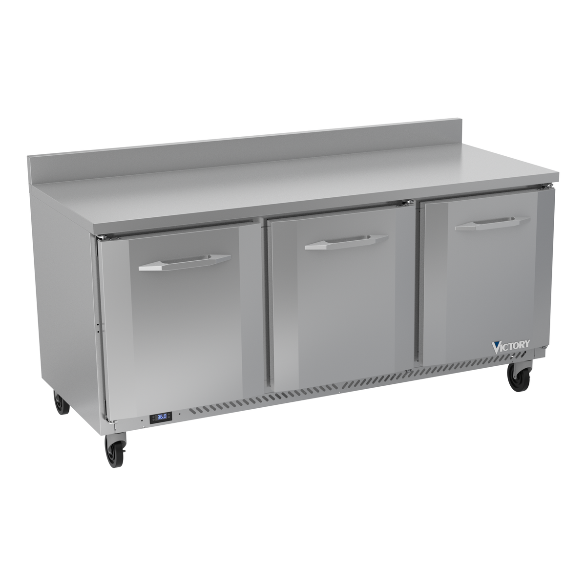 Victory VWR72HC 72" Worktop Refrigerator