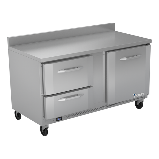 Victory VWRD60HC-2 60" Worktop Refrigerator