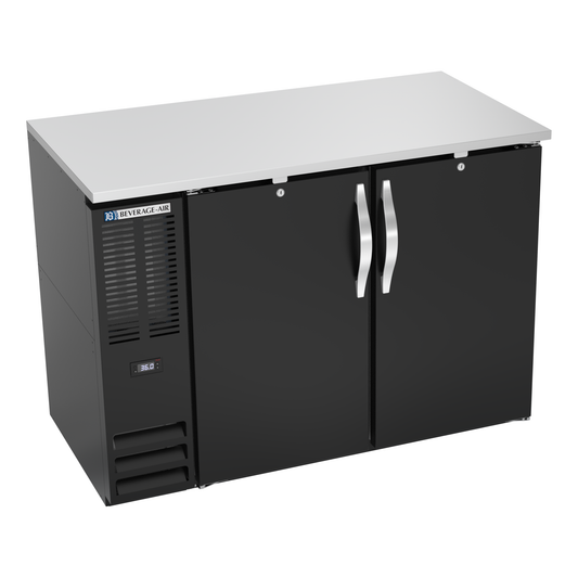 Beverage-Air BBN48HC-F-B 48" Solid Door Back Bar Cooler