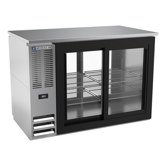 Beverage-Air BBN48HC-F-GS-PT-S 48" Glass Door Back Bar Cooler