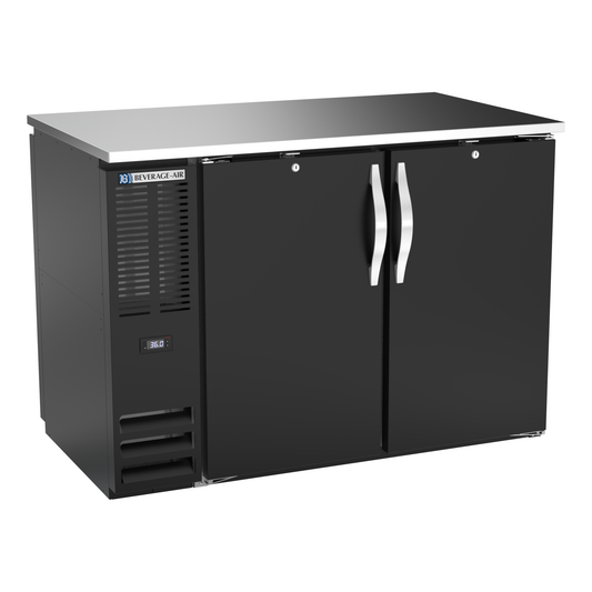 Beverage-Air BBN48HC-F-PT-B 48" Solid Door Back Bar Cooler