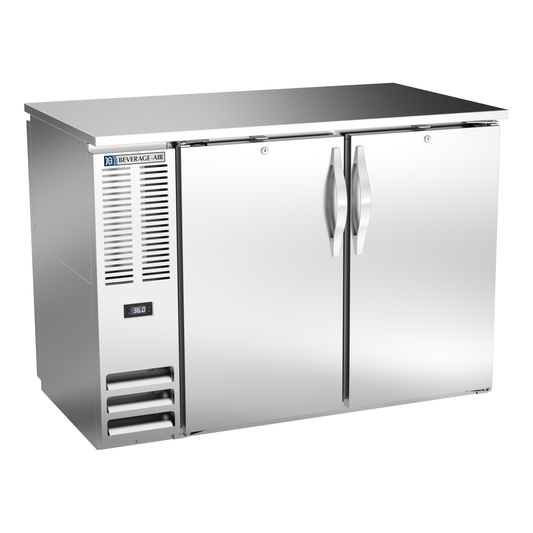 Beverage-Air BBN48HC-F-PT-S 48" Solid Door Back Bar Cooler