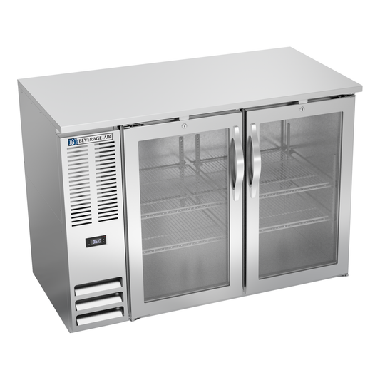 Beverage-Air BBN48HC-G-S 48" Glass Door Back Bar Cooler