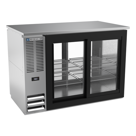 Beverage-Air BBN48HC-GS-PT-S 48" Glass Door Back Bar Cooler
