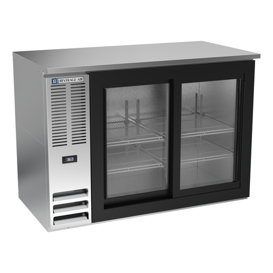 Beverage-Air BBN48HC-GS-S 48" Glass Door Back Bar Cooler