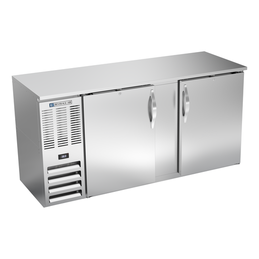 Beverage-Air BBN68HC-F-S 68" Solid Door Back Bar Cooler