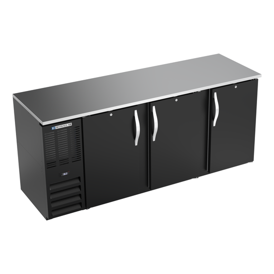 Beverage-Air BBN78HC-F-B 78" Solid Door Back Bar Cooler