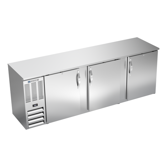 Beverage-Air BBN94HC-F-S 94" Solid Door Back Bar Cooler