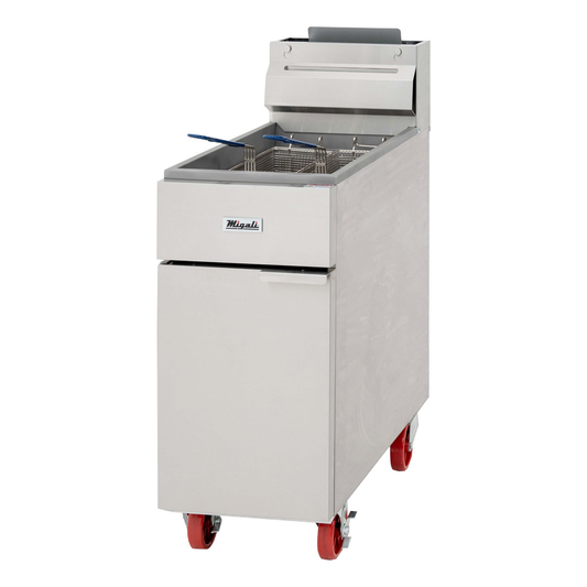 Migali C-F40-NG 15 5/8" Gas Floor Fryer