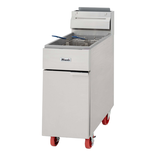 Migali C-F50-LP 15 5/8" Gas Floor Fryer