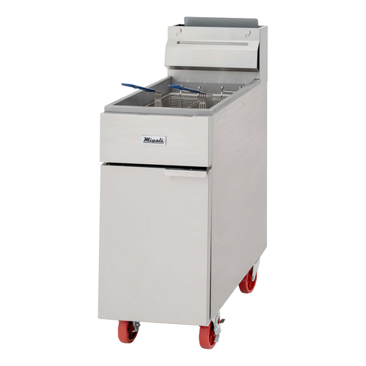 Migali C-F50-NG 15 5/8" Gas Floor Fryer