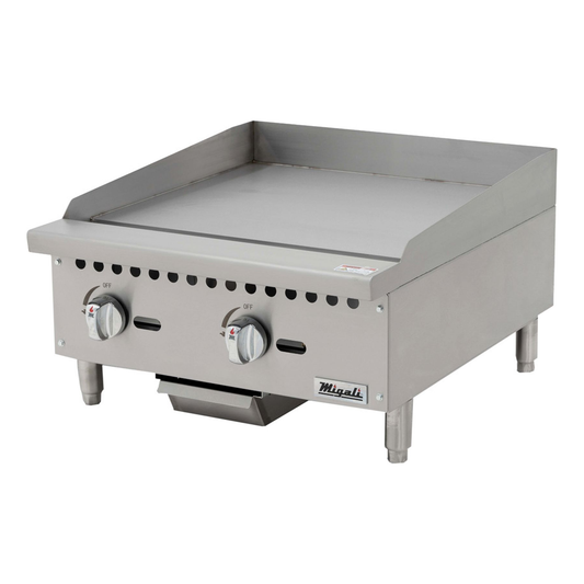 Migali C-G24 24" Gas Countertop Griddle