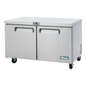 Migali C-U60F-HC 60 1/4" Solid Door Undercounter Freezer