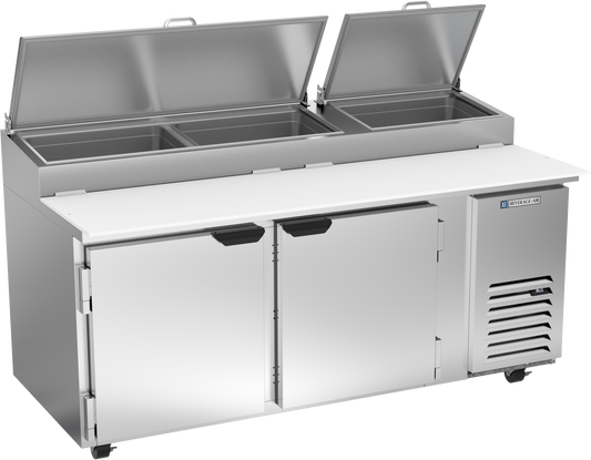 Beverage-Air DP72HC 72" 2 Doors Pizza Prep Table