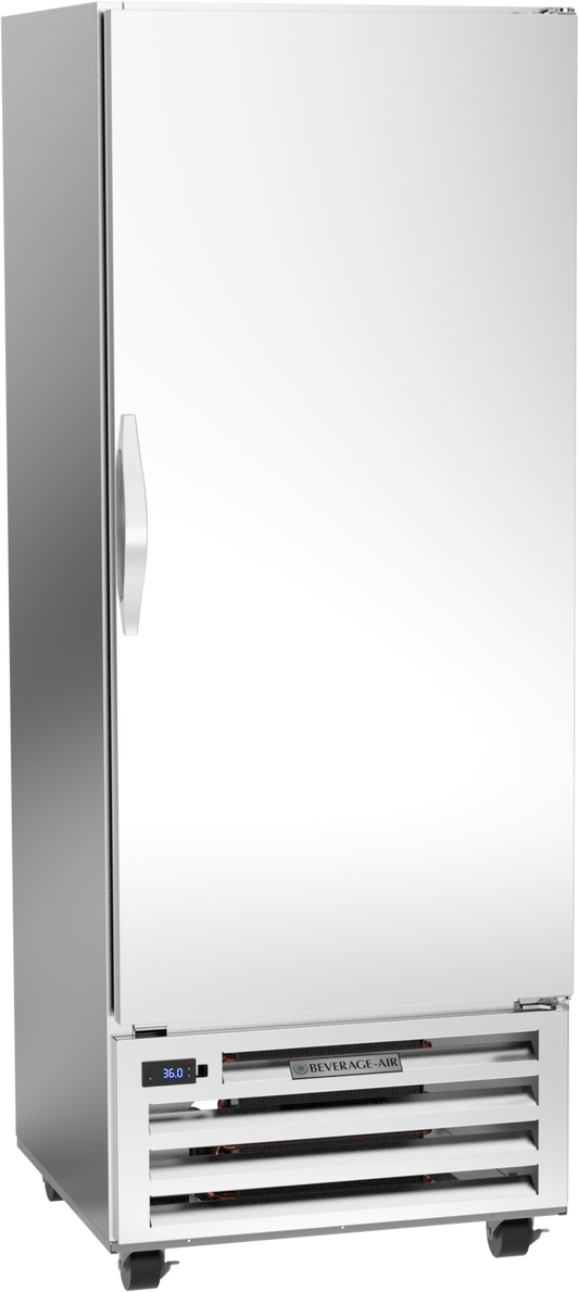 Beverage-Air RI18HC 27 1/4" 1 Section Solid Door Reach-In Refrigerator