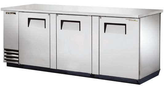 True TBB-4PT-S 90 3/8" Solid Door Back Bar Cooler