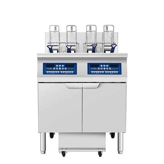 Atosa AEFF-50-2B 34" (2) 50 lb Electric Fryer Battery