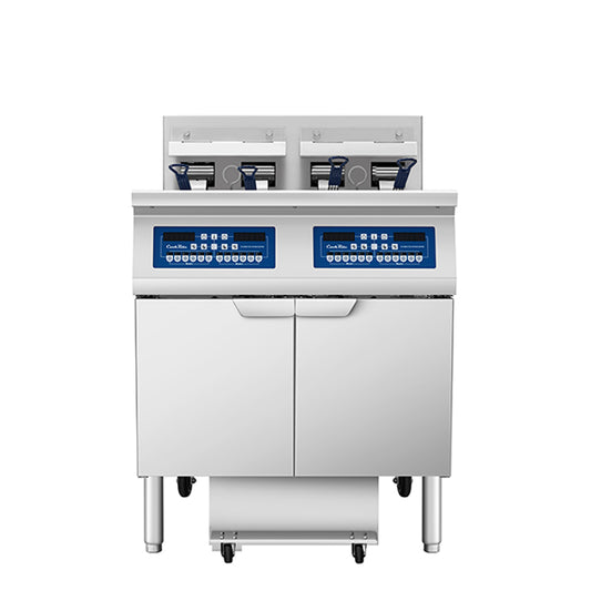 Atosa AEFF-50-2T 34" (3) 50 lb Electric Fryer Battery
