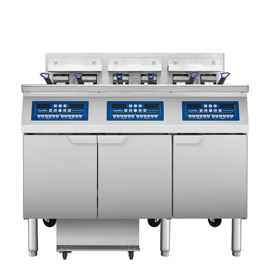 Atosa AEFF-50-3 51" (3) 50 lb Electric Fryer Battery