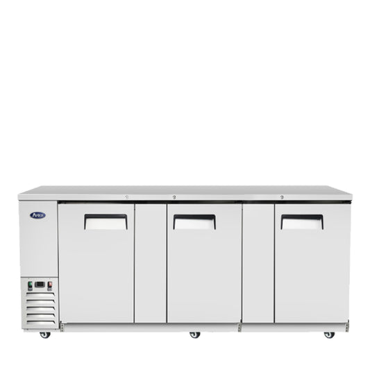 Atosa MBB90GR 89 1/4" Solid Door Back Bar Cooler