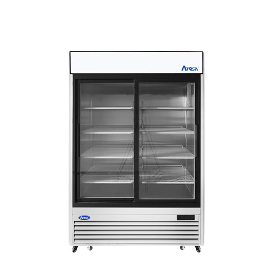 Atosa MCF8709GR 54 3/8" 2 Section Refrigerated Merchandiser