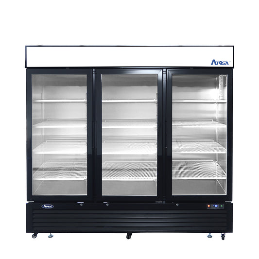Atosa MCF8724GR 81 7/8" 3 Section Refrigerated Merchandiser