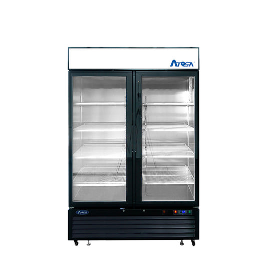 Atosa MCF8733GR 39 3/8" 2 Section Refrigerated Merchandiser