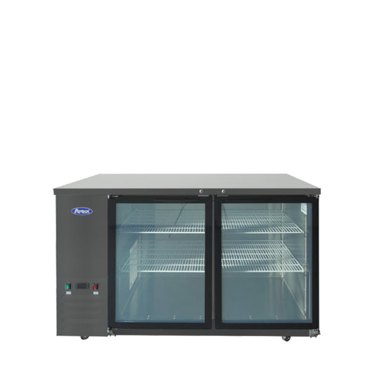 Atosa SBB59GGRAUS2 57 3/4" Glass Door Back Bar Cooler