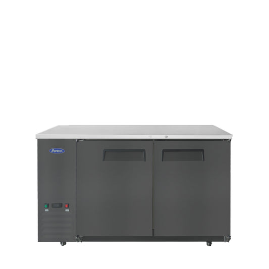 Atosa SBB59GRAUS2 57 3/4" Solid Door Back Bar Cooler