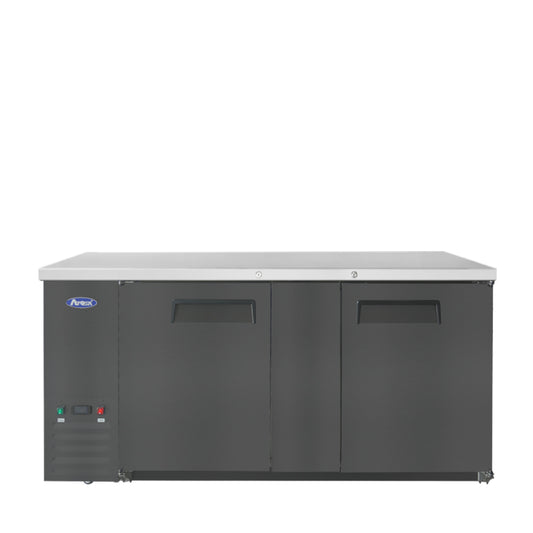 Atosa SBB69GRAUS2 68" Solid Door Back Bar Cooler