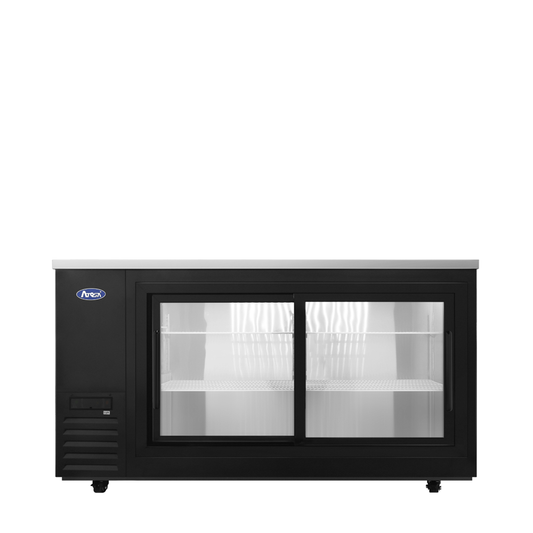 Atosa SBB69SGGRAUS2 68" Glass Door Back Bar Cooler