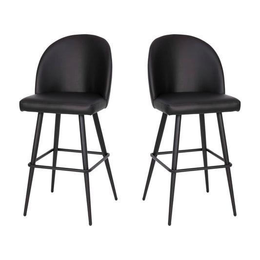 Flash Furniture AY-1026H-30-BK-GG 19 1/2" Barstool