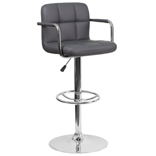 Flash Furniture CH-102029-GY-GG 20" Barstool
