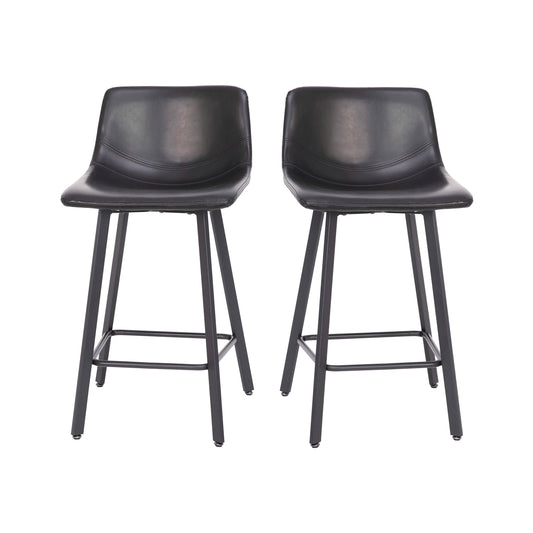 Flash Furniture CH-212069-24-BK-GG 17 1/2" Barstool