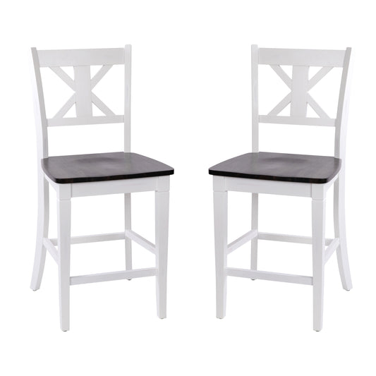 Flash Furniture ES-STBN1-24-WH-2-GG 19" Barstool