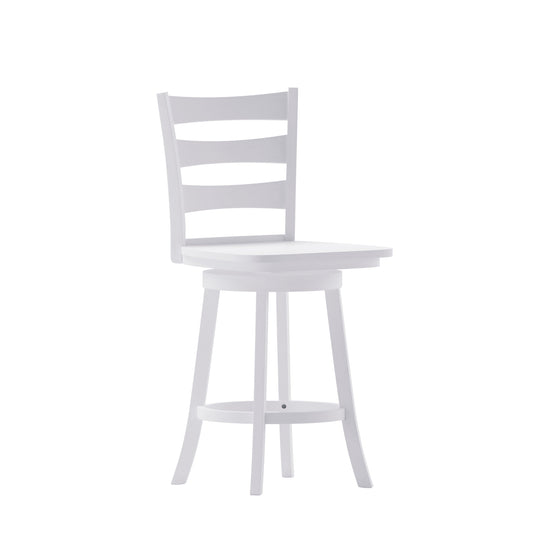 Flash Furniture ES-UN-31WS-24-WH-GG 18 1/4" Barstool