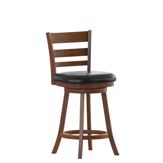 Flash Furniture ES-UN3-24-OAK-GG 17 3/4" Barstool