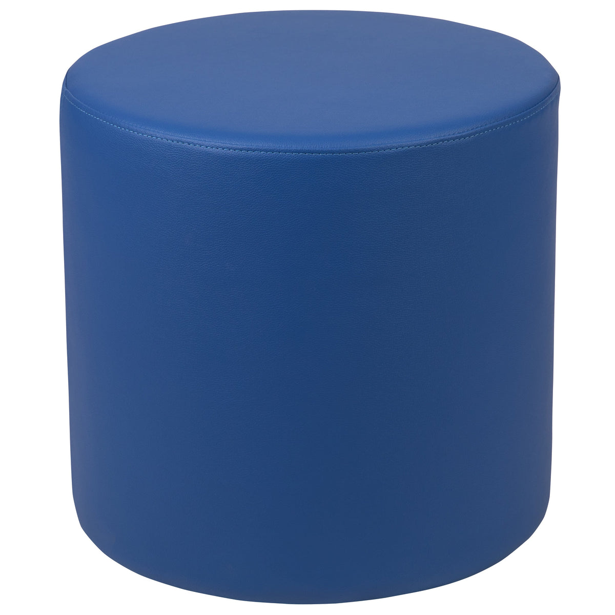Flash Furniture ZB-FT-045R-18-BLUE-GG 18"H Soft Seating Flexible Circle for Classrooms and Common Spaces - Blue - Main view