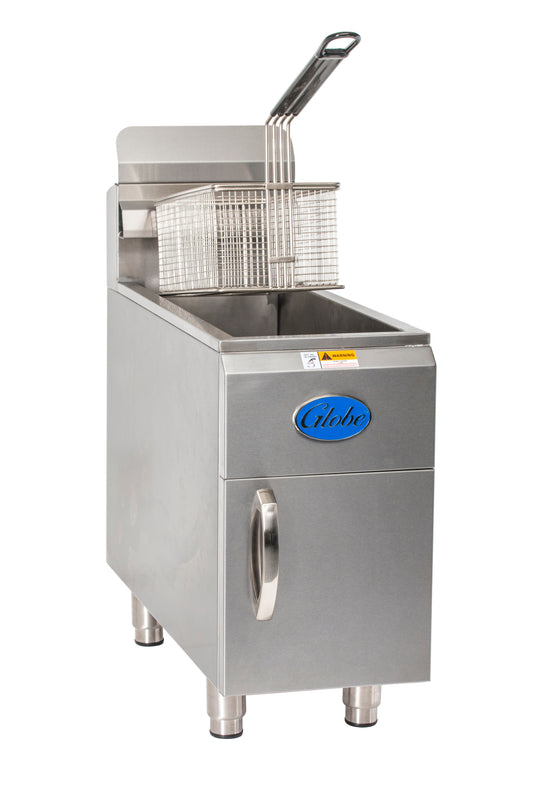 Globe GF15G 31" 9 lb Gas Countertop Fryer