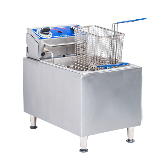 Globe PF16E 15 1/4" 15 lb Electric Countertop Fryer