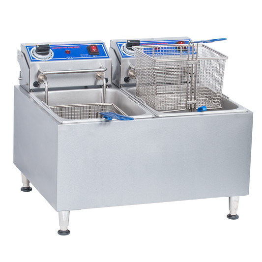 Globe PF32E 22" 16 lb Electric Countertop Fryer