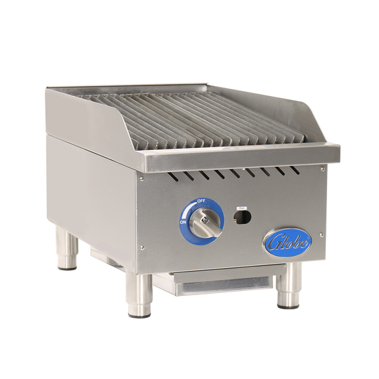 Globe GCB15G-RK 17" Gas Countertop Charbroiler
