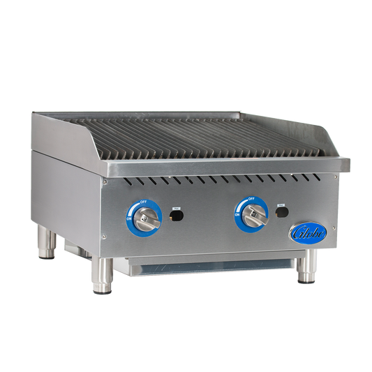 Globe GCB24G-RK 26" Gas Countertop Charbroiler