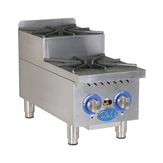 Globe GHPSU212G 12" Gas Countertop Hot Plate