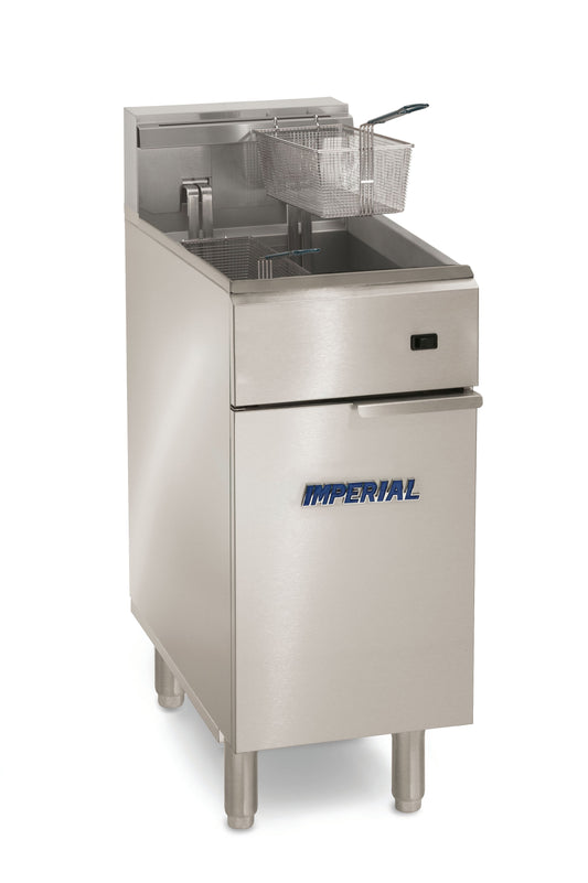 Imperial IFS-40-EU 15 1/2" 40 lb Electric Floor Fryer