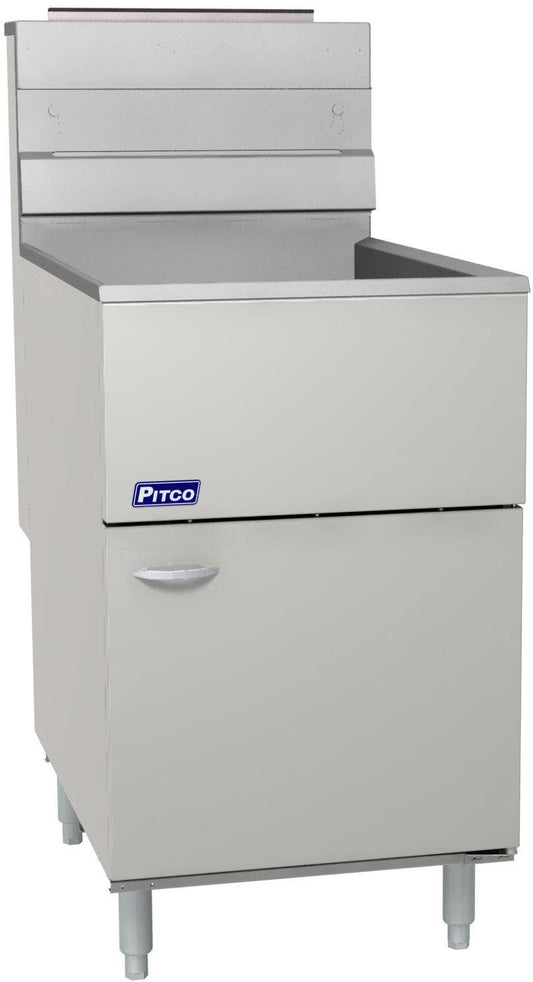 Pitco 65C+S 80 lb Gas Floor Fryer